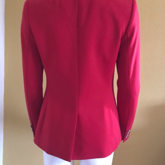 Tommy Hilfiger red Jersey knit blazer - Picture 2 of 7